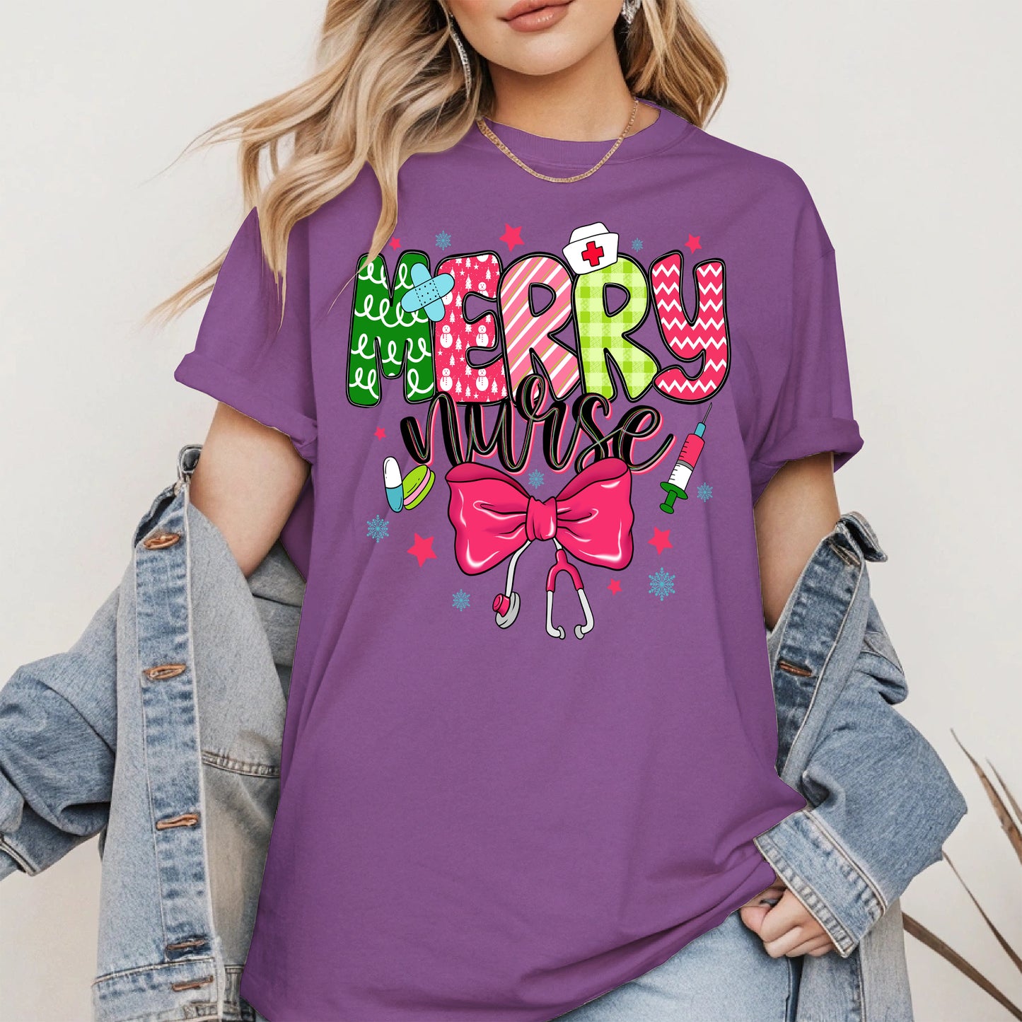 Cute Christmas Nurse Holiday Shirt