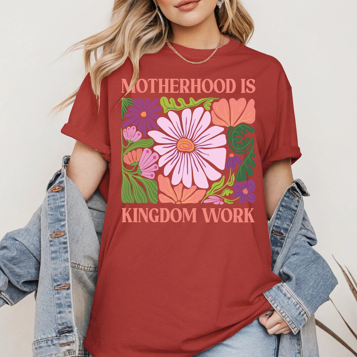 Motherhood Is Kingdom Work Shirt