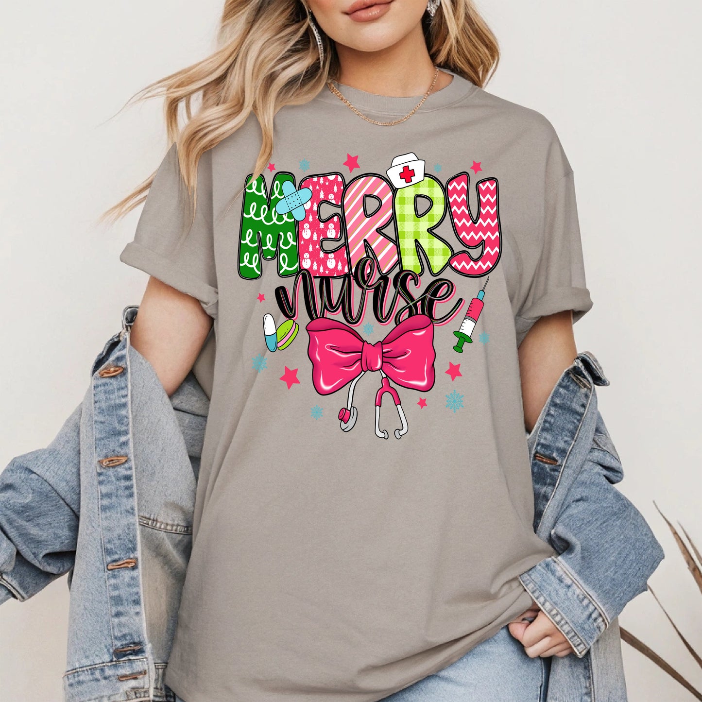 Cute Christmas Nurse Holiday Shirt