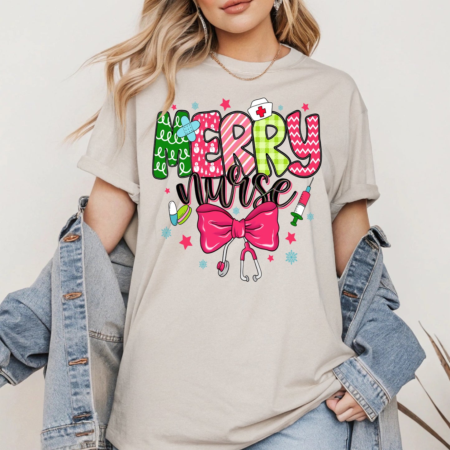 Cute Christmas Nurse Holiday Shirt