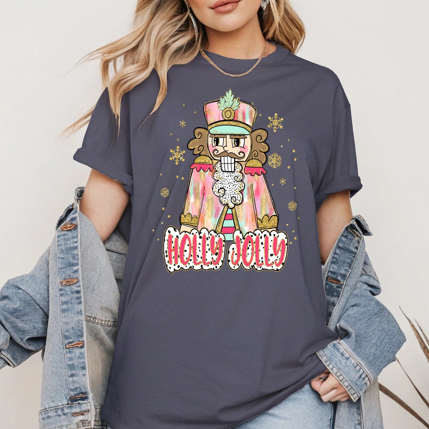 Holly Jolly Nutcracker Christmas Shirt Hoodie