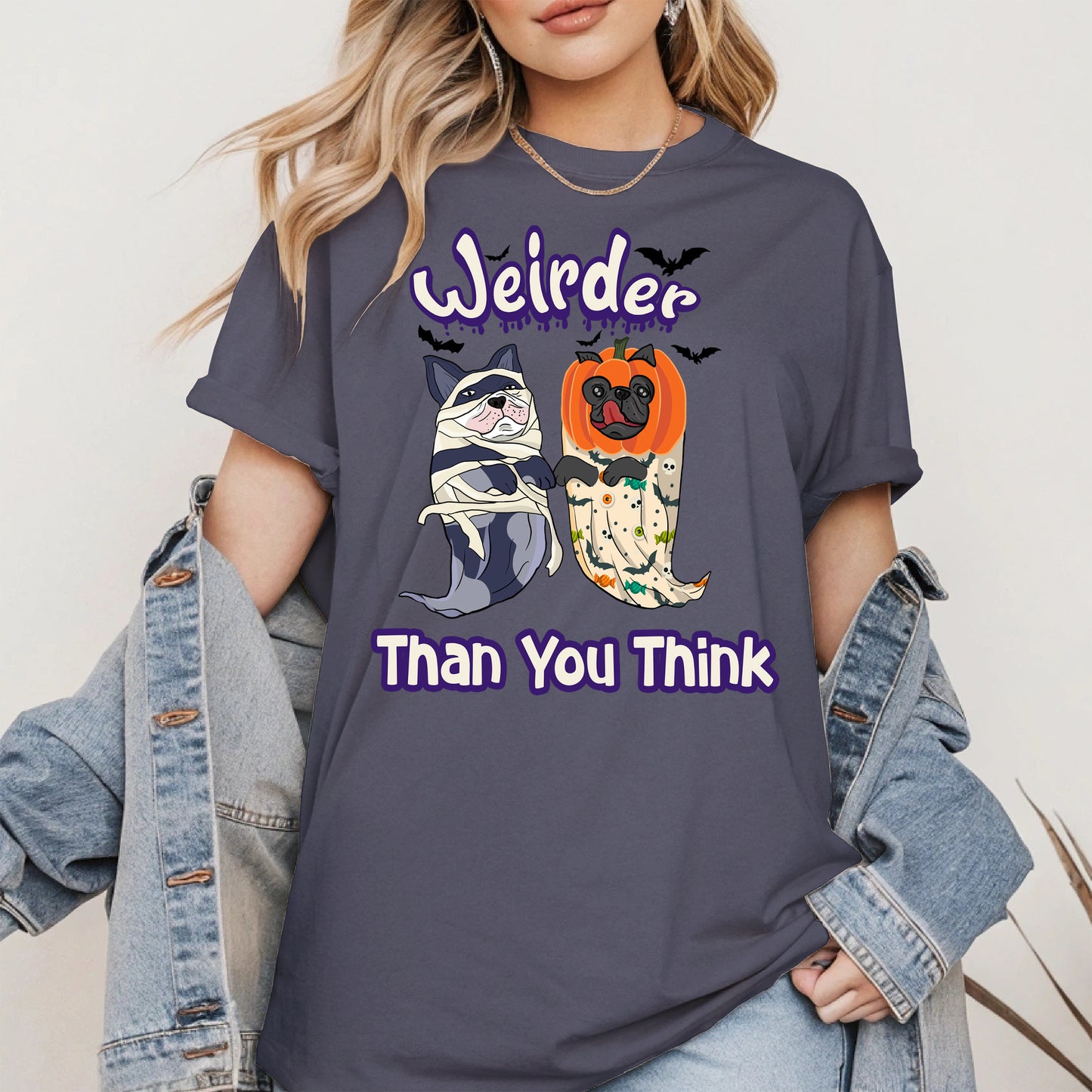 Weirder Than You Think Dog Ghost Tee