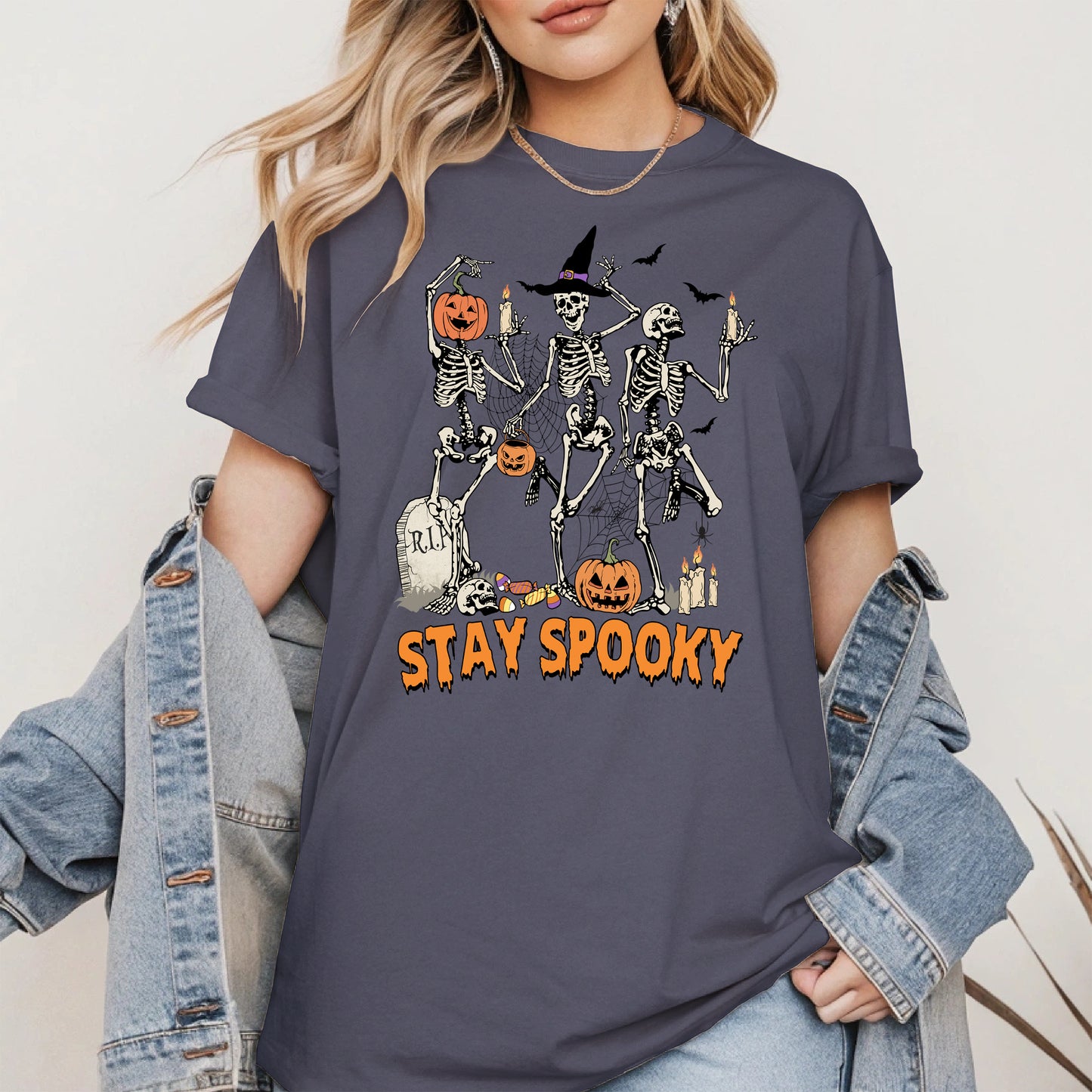 Dancing Skeleton Stay Spooky Shirt