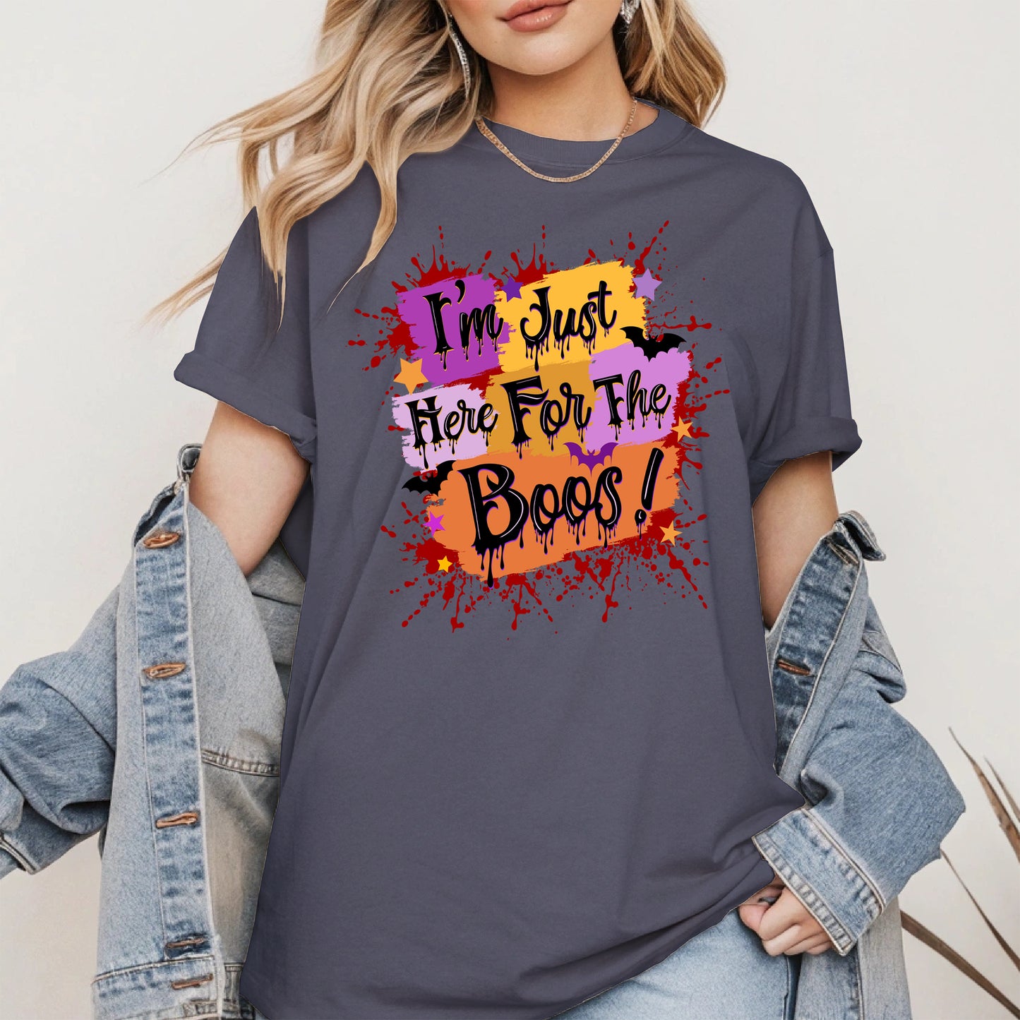 I'm just here for the Boos halloween shirt