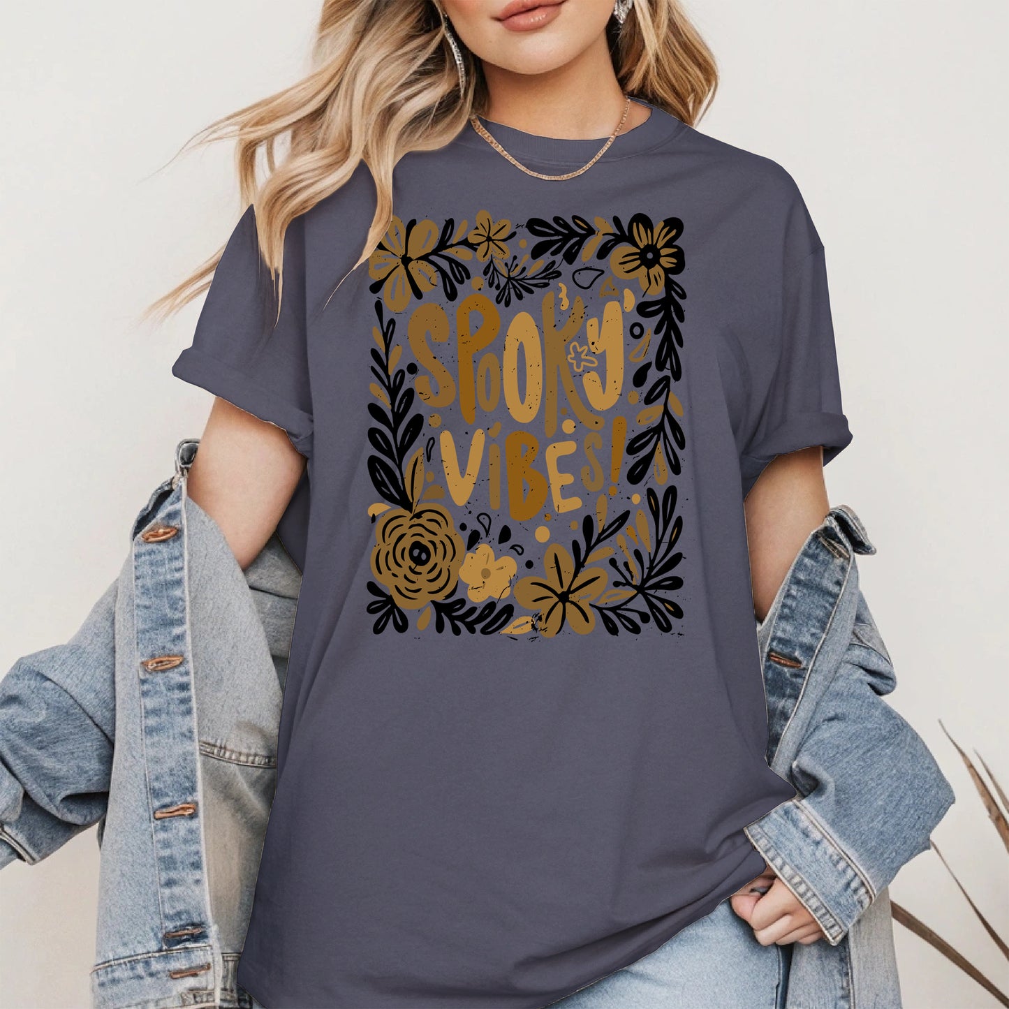 Spooky Vibes halloween shirt and sweatshirt