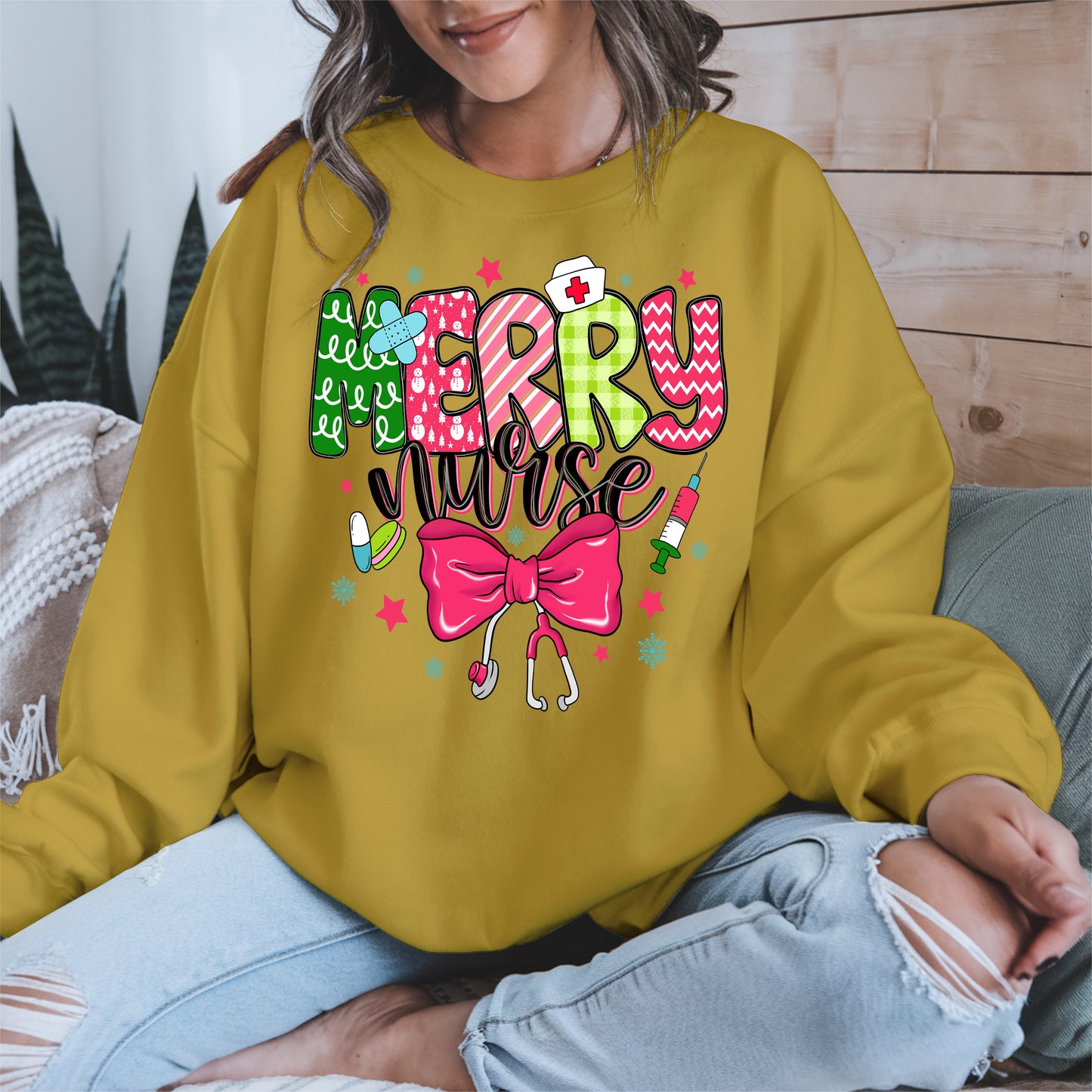 Cute Christmas Nurse Holiday Shirt