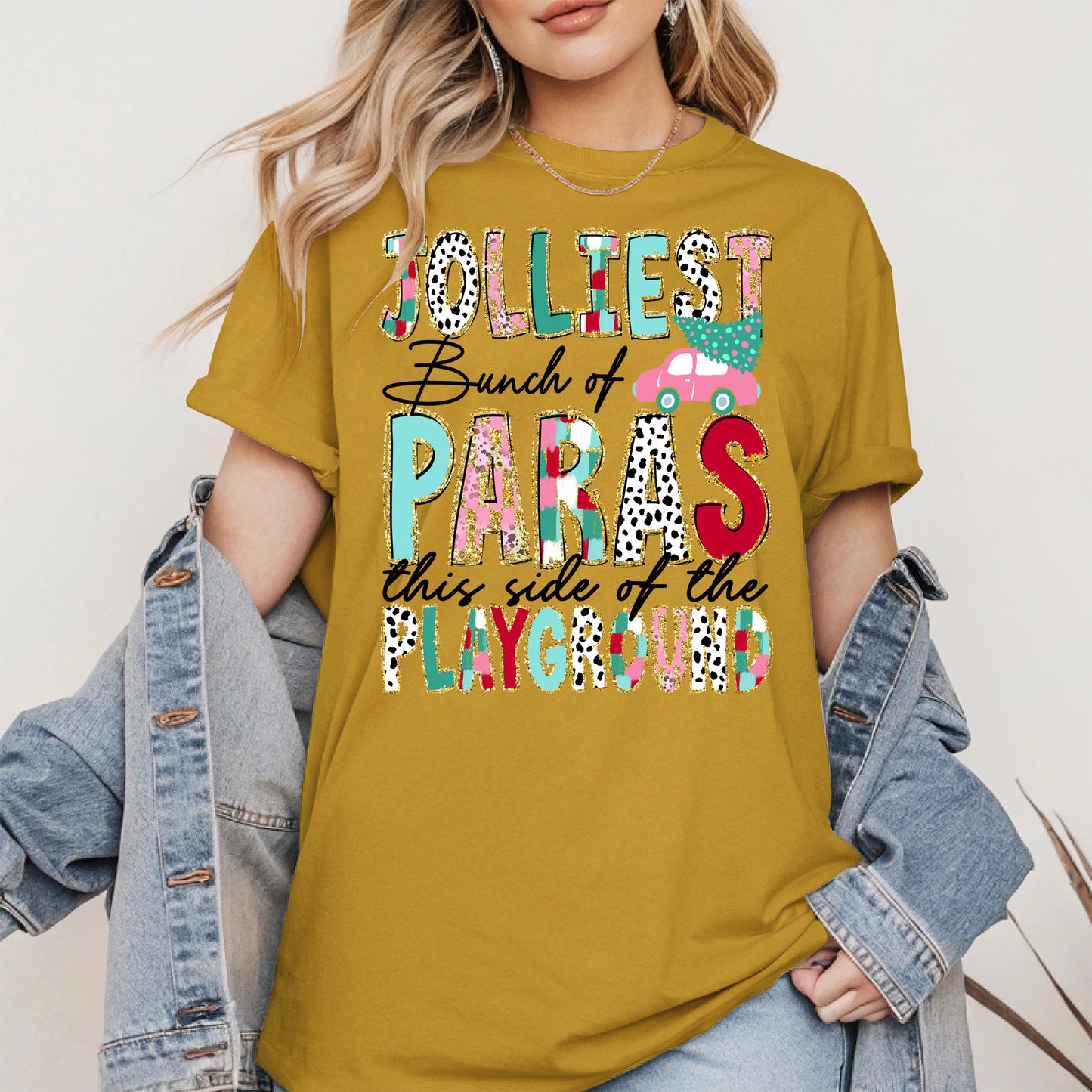 Jolliest Bunch of Teachers Christmas Shirt