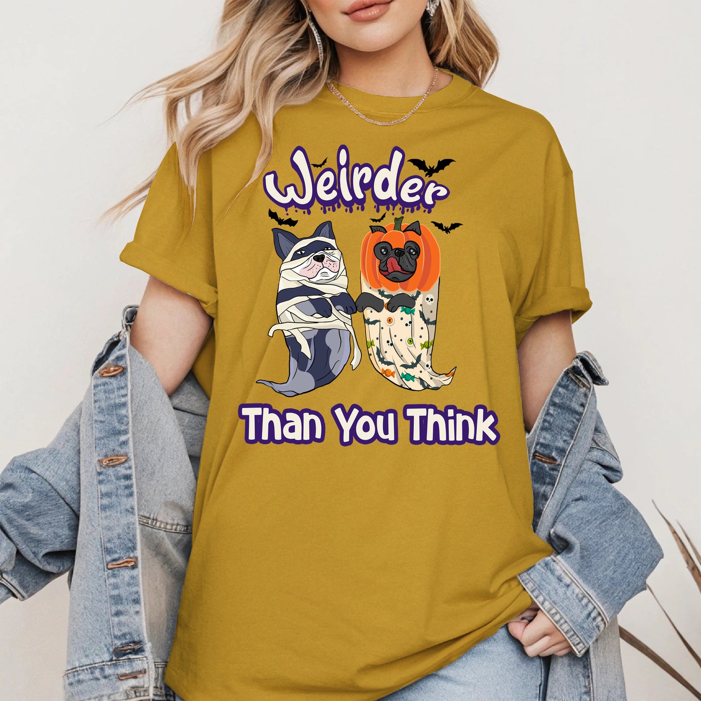 Weirder Than You Think Dog Ghost Tee