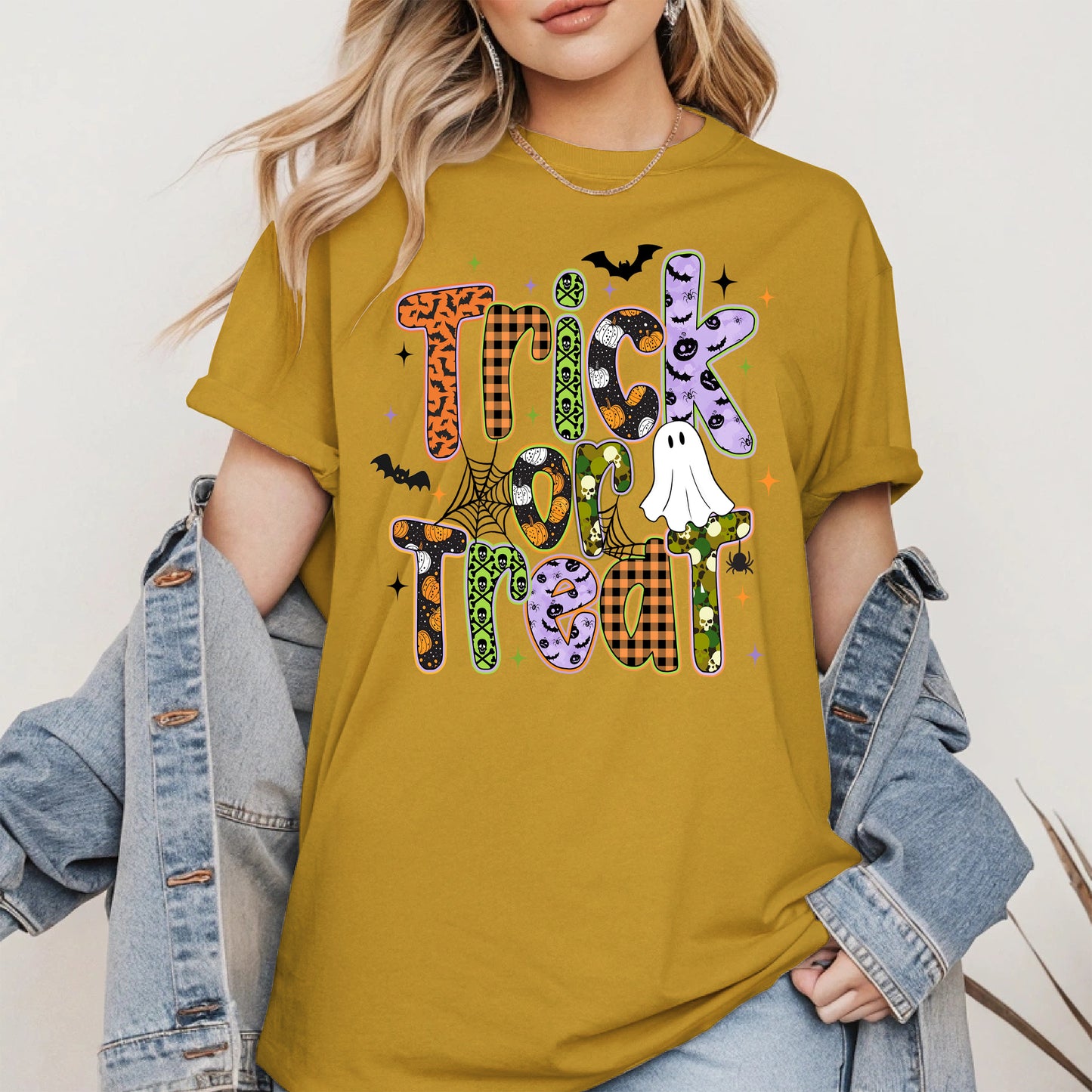 Trick or treat halloween shirt