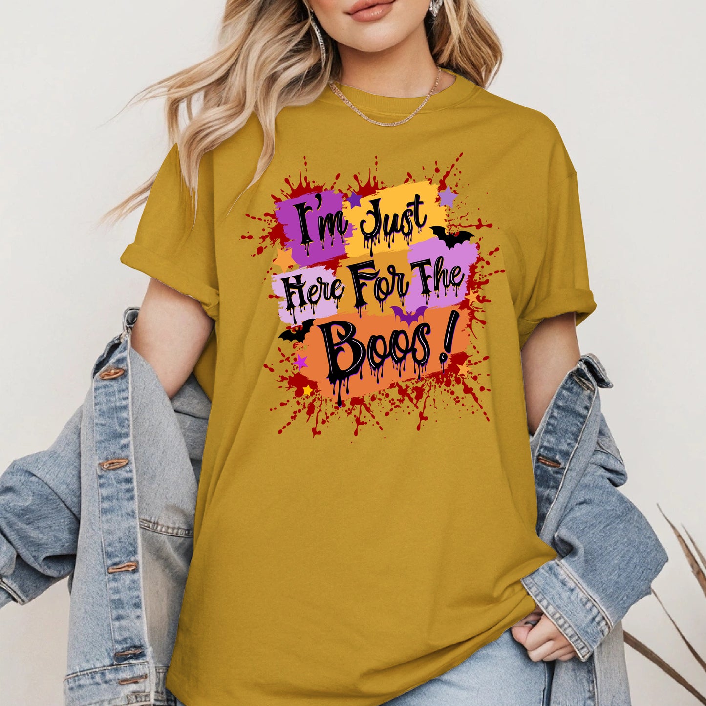 I'm just here for the Boos halloween shirt