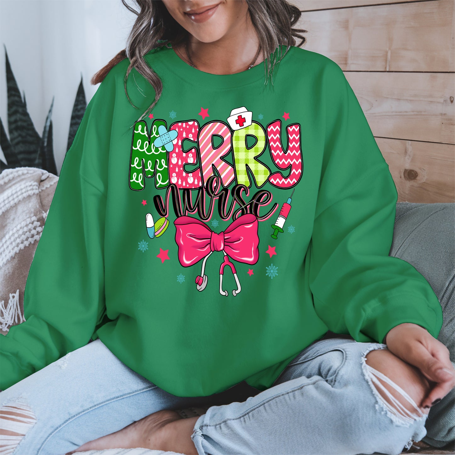 Cute Christmas Nurse Holiday Shirt