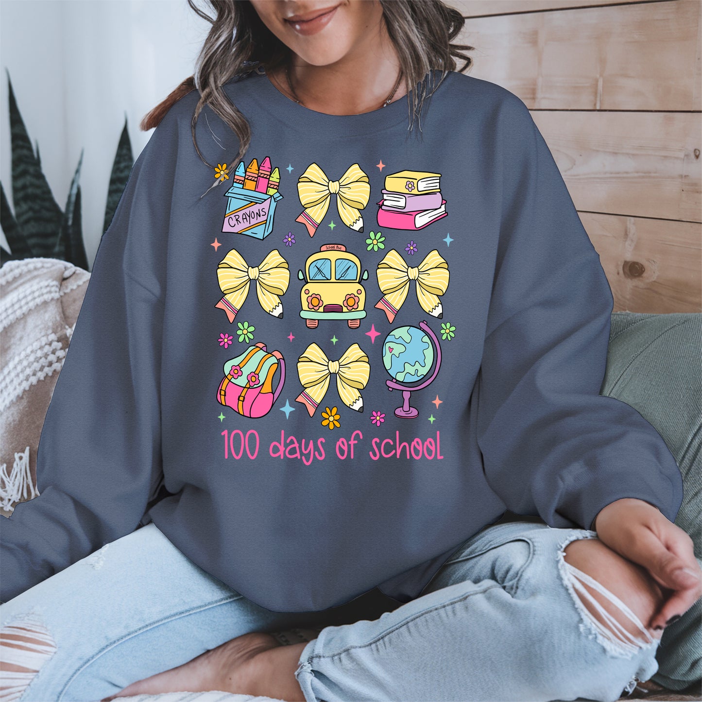 100 Days of School Coquette Shirt