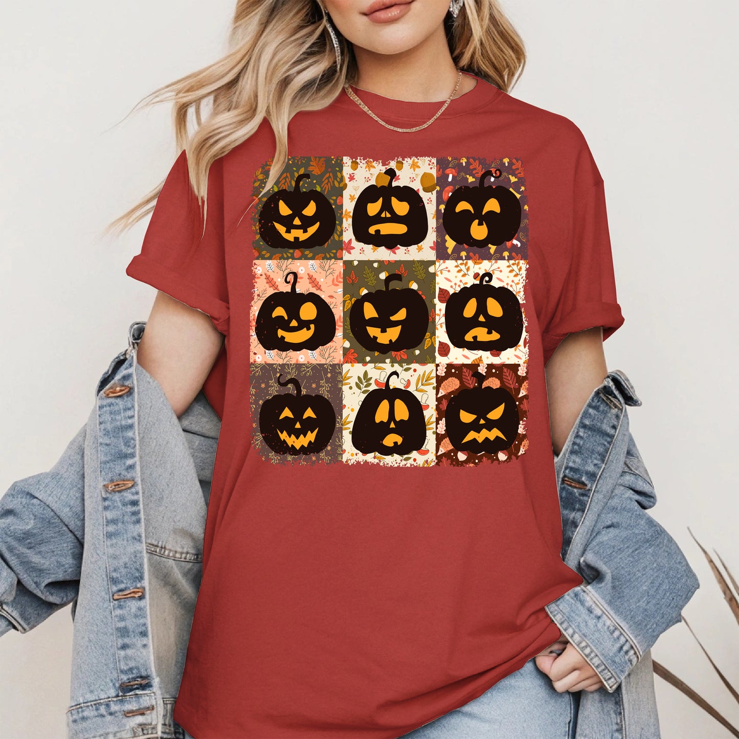 Funny Pumpkin Faces Shirt Hoodie Sweatshirt for Halloween Lovers