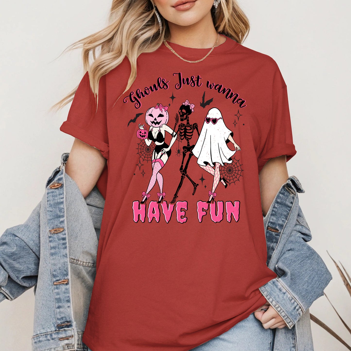 Ghouls Just Wanna Have Fun Halloween Pinup Design