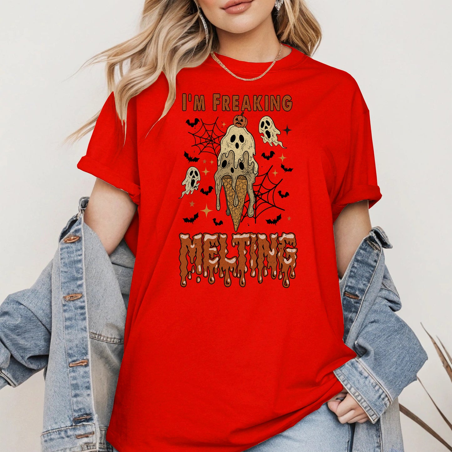 I'm freaking melting halloween shirt