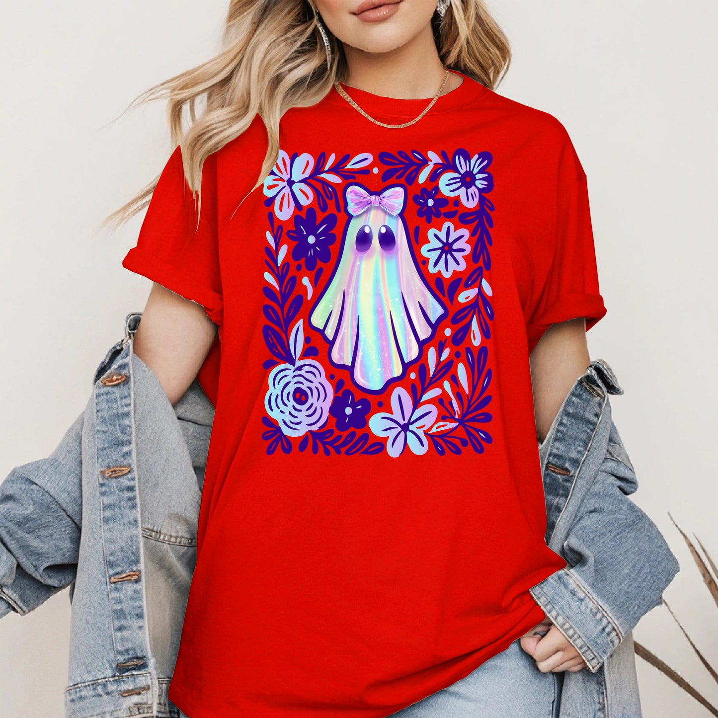 Iridescent Ghost halloween shirt