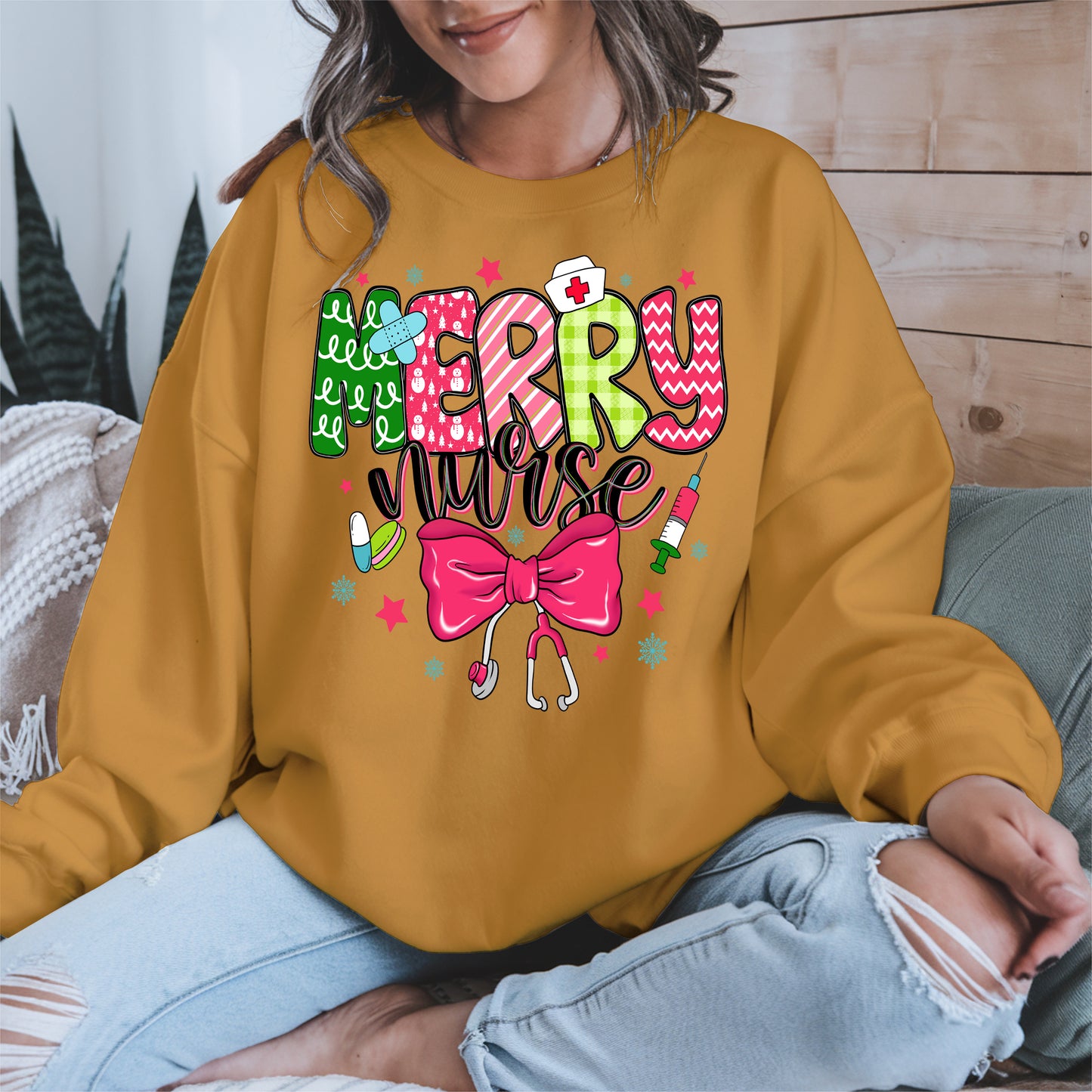 Cute Christmas Nurse Holiday Shirt