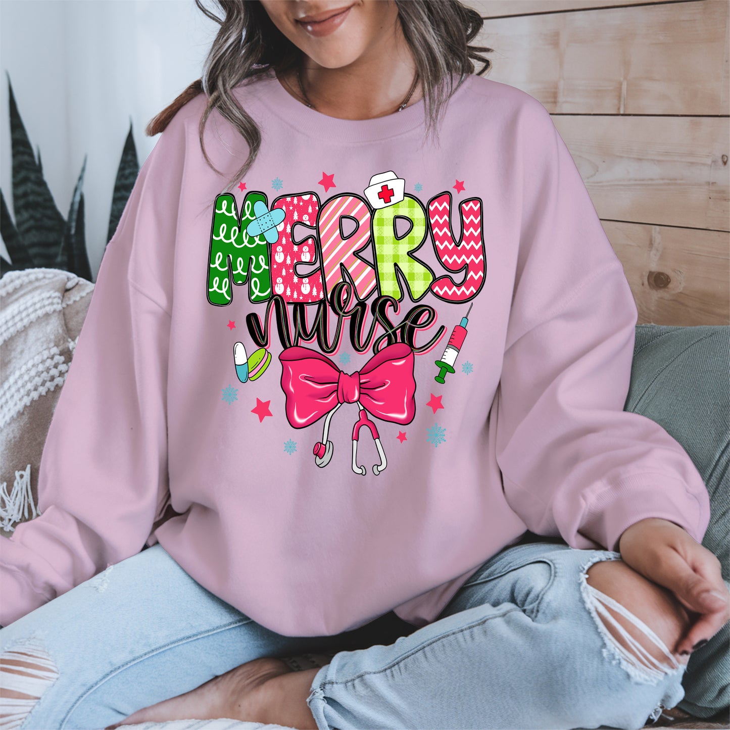 Cute Christmas Nurse Holiday Shirt
