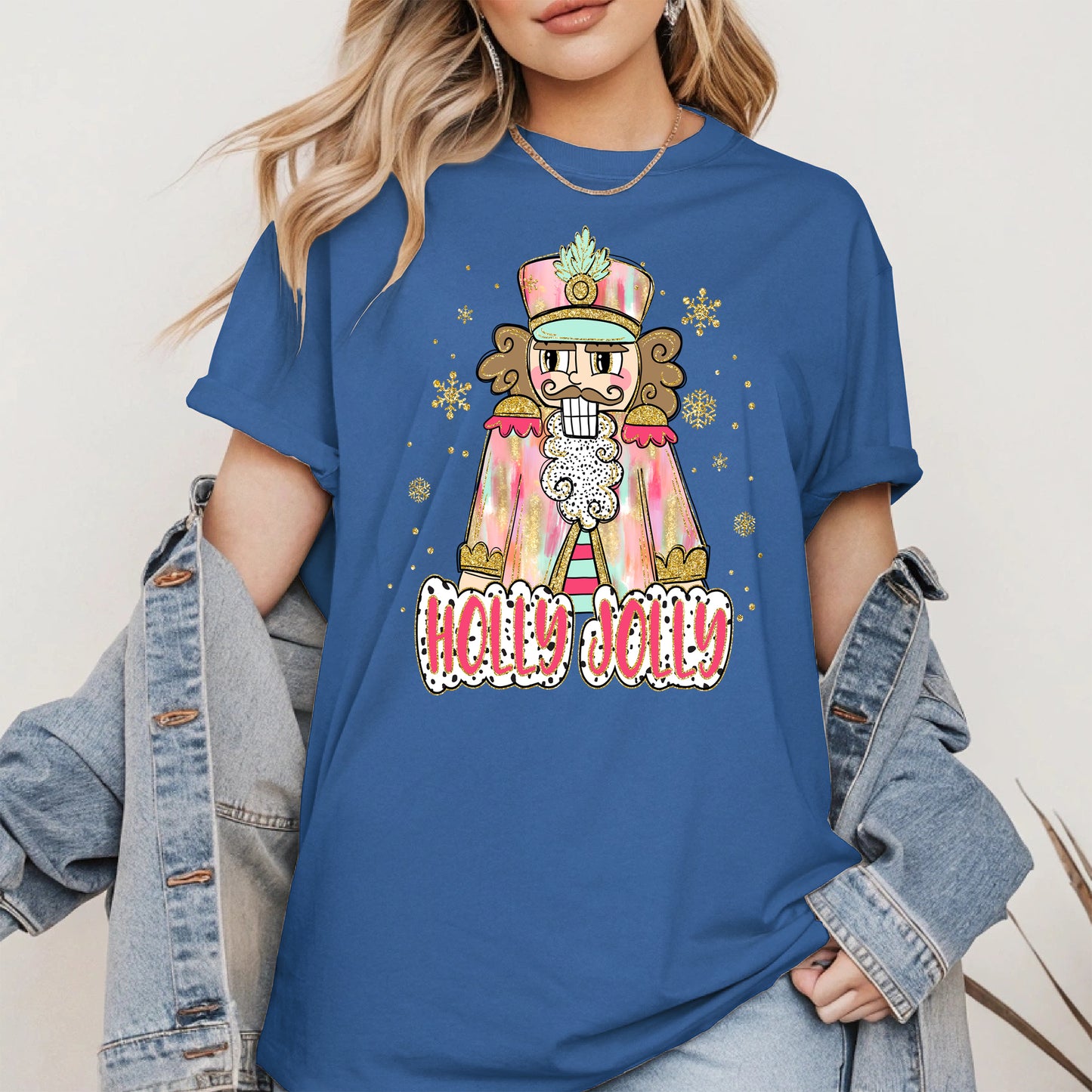 Holly Jolly Nutcracker Christmas Shirt Hoodie