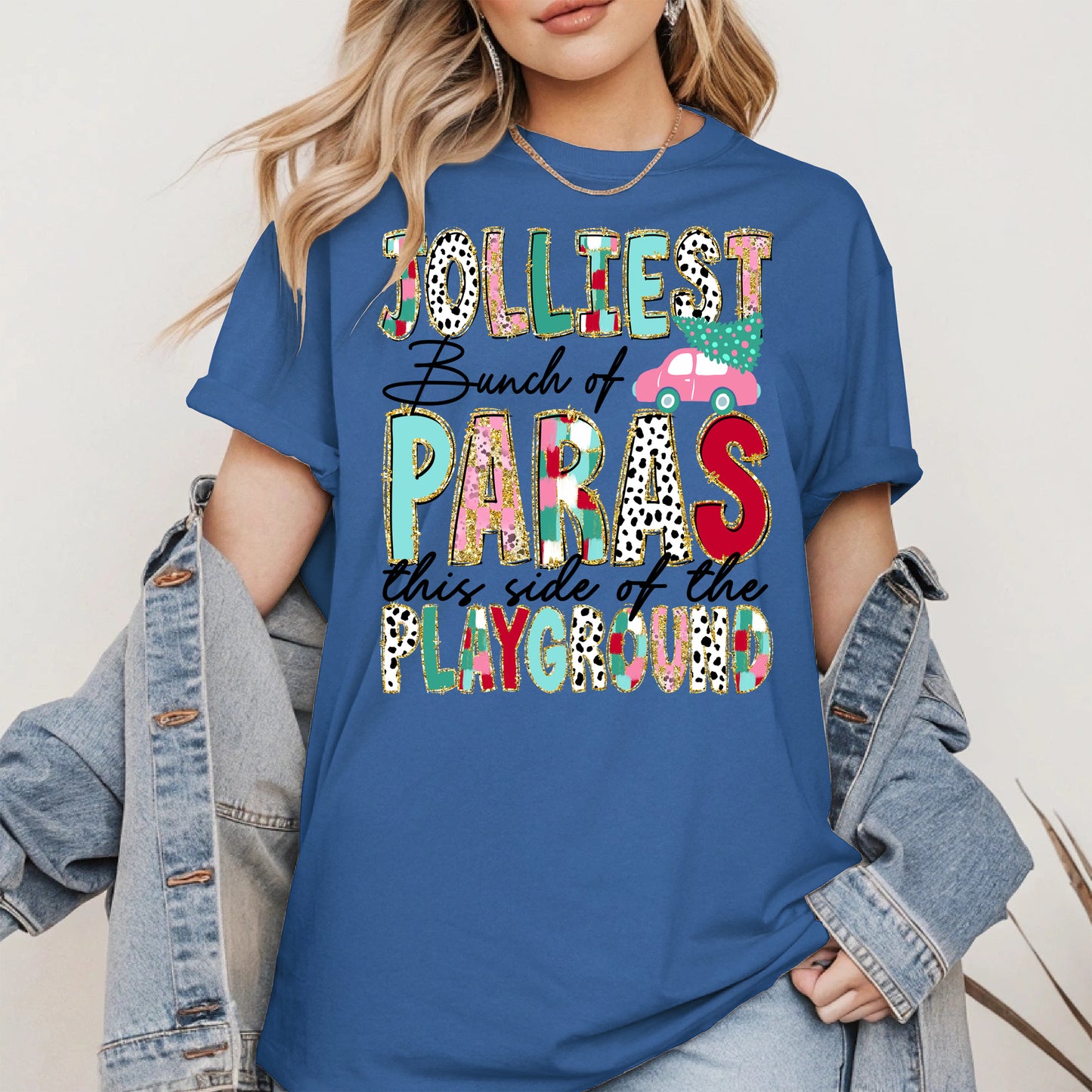 Jolliest Bunch of Teachers Christmas Shirt