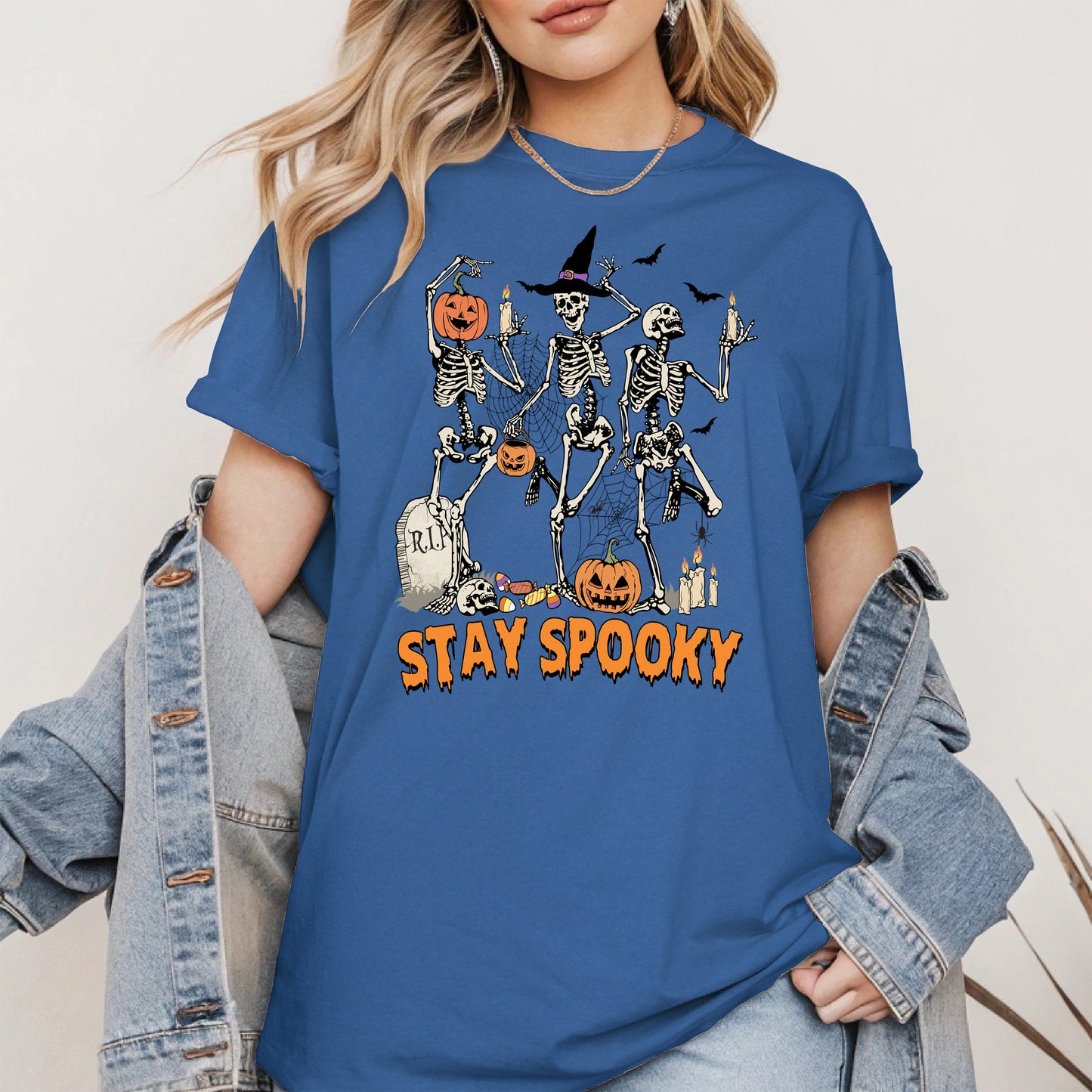 Dancing Skeleton Stay Spooky Shirt