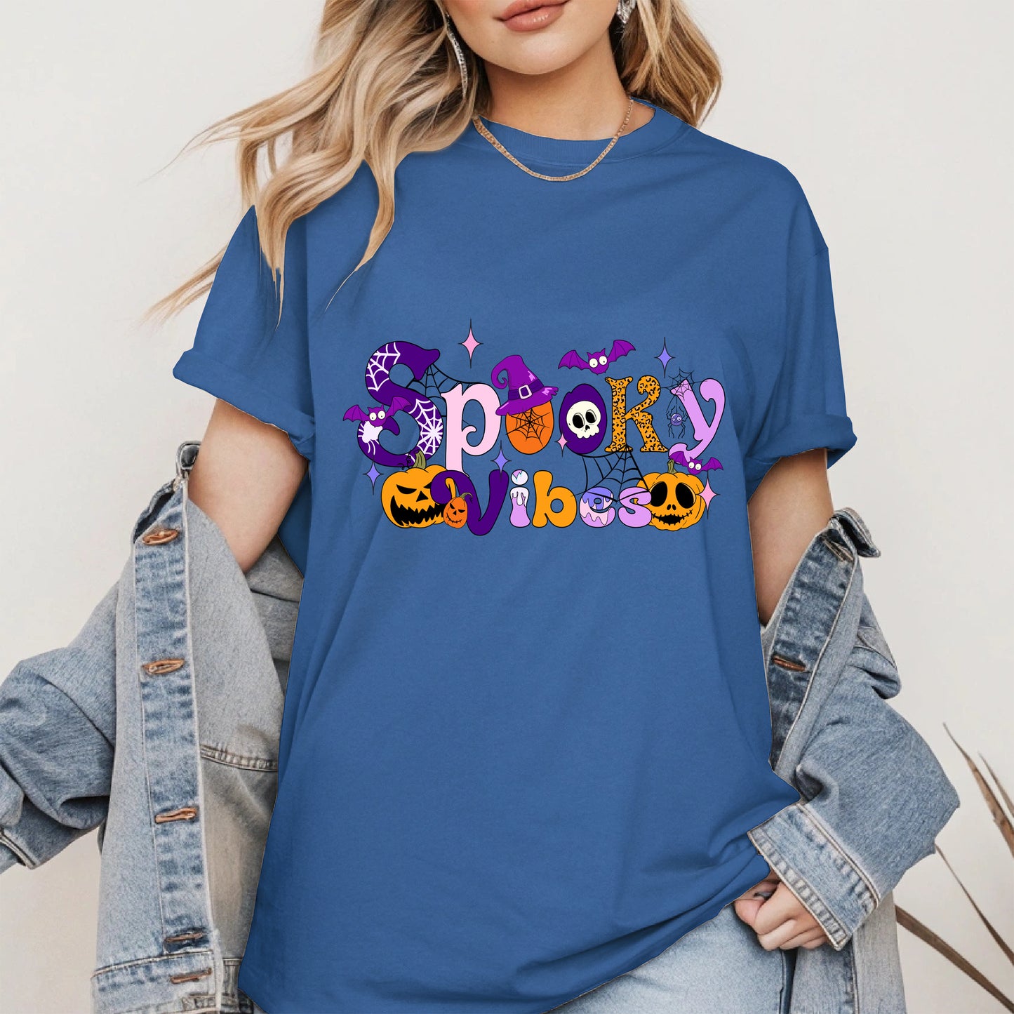 Spooky Vibes Halloween Sweatshirt