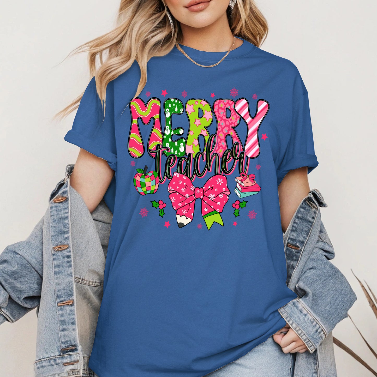 Merry Teacher Christmas Shirt