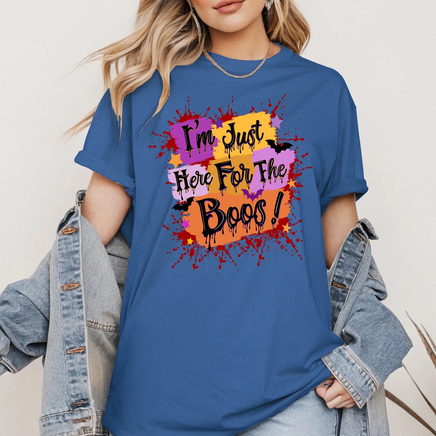 I'm just here for the Boos halloween shirt