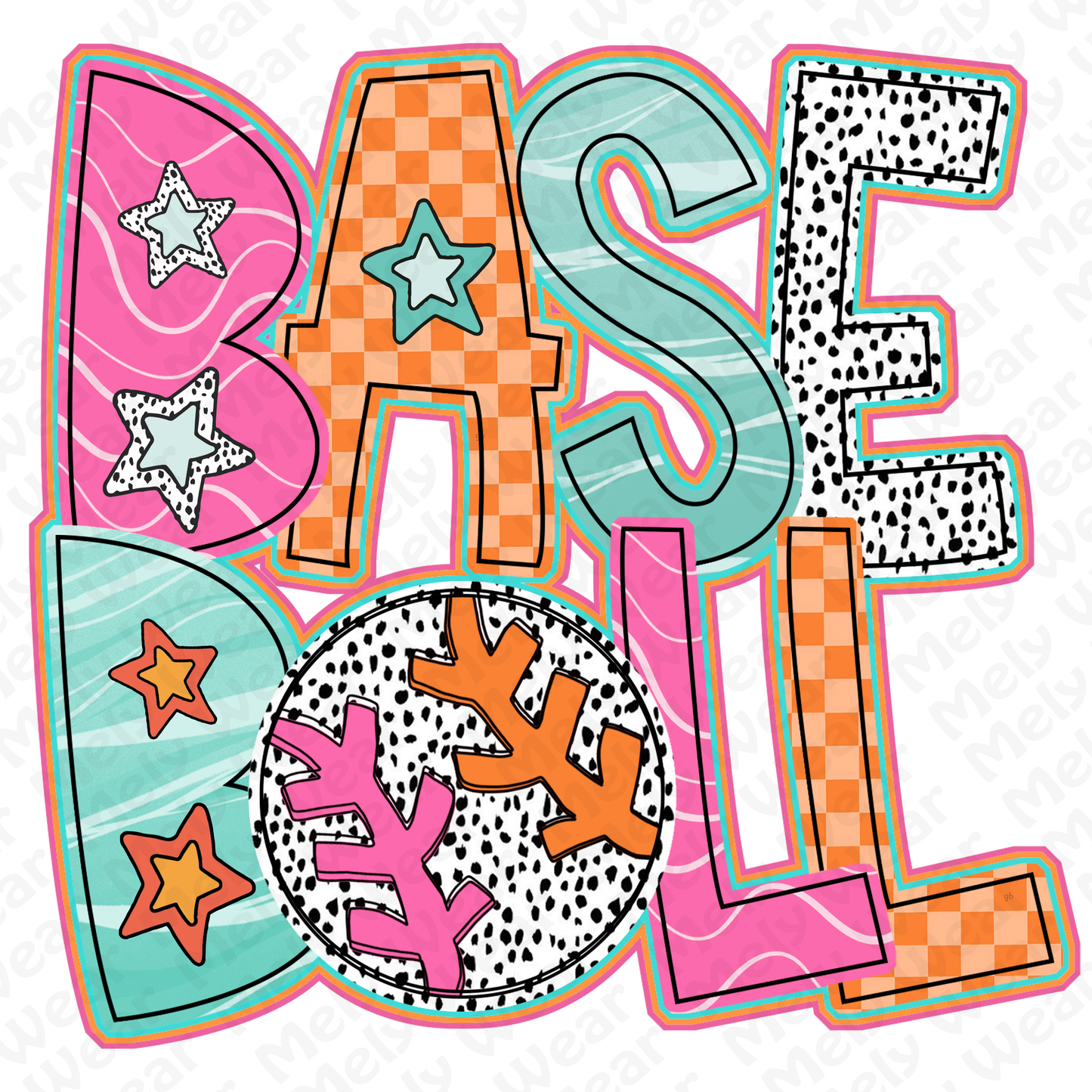 Doodle Fun Sports Tee for Game Day & Players Shirt