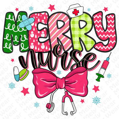 Cute Christmas Nurse Holiday Shirt