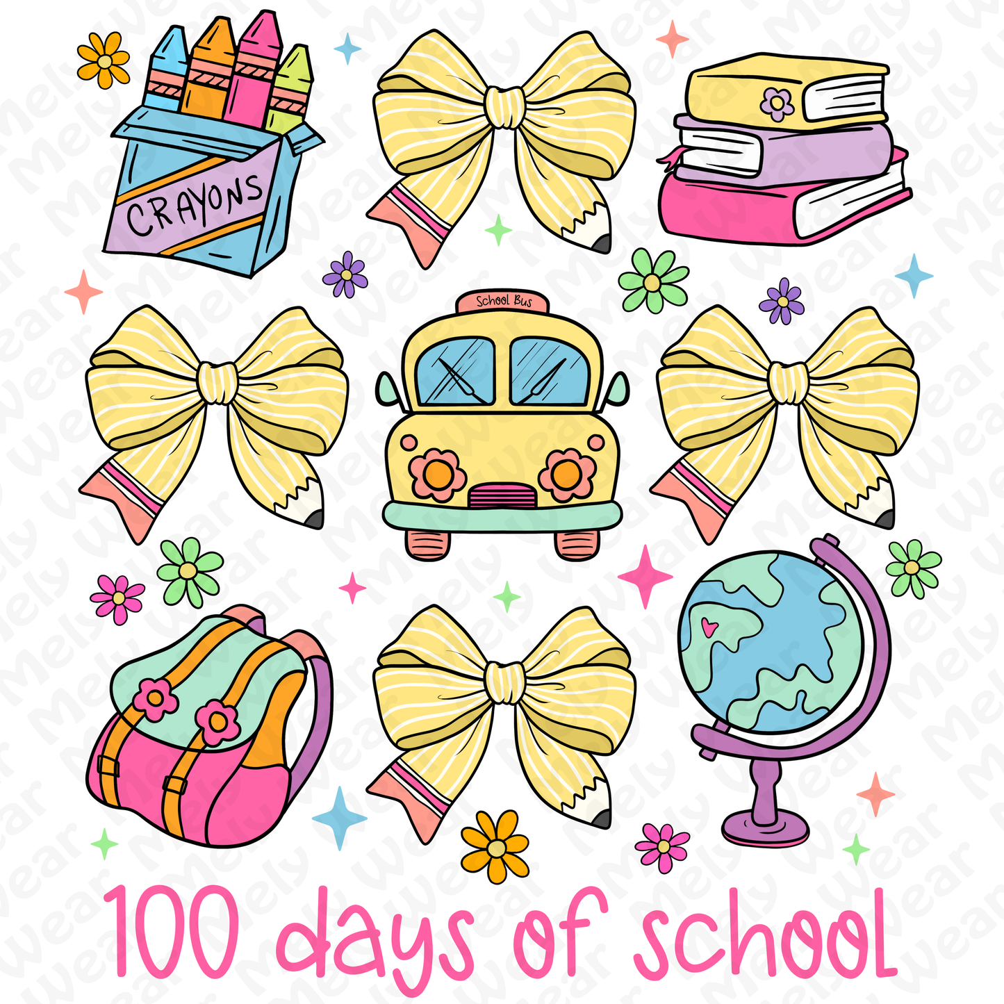 100 Days of School Coquette Shirt