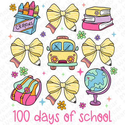100 Days of School Coquette Shirt